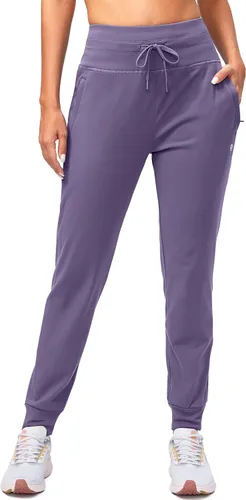Miniatura 61 de G Gradual Pantalones deportivos con forro polar para mujer, de cintura alta, resistentes al agua, térmicos, para invierno, correr, senderismo