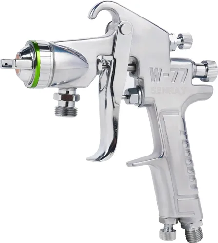 Miniatura 8 de Pistola de pintura del espray del aire de la alimentación de presión, pulverizador de la pintura del pote de la presión sin la taza - boquilla