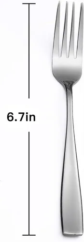 Miniatura 2 de Eslite Staintess - Juego de tenedores de acero para ensalada, 6.7 pulgadas, 12 piezas