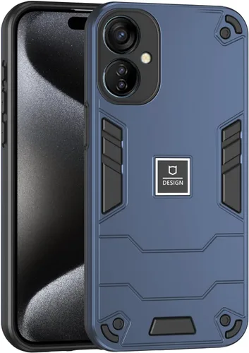 Miniatura 397 de Funda compatible con Huawei Y9 Prime (2019), compatible con Huawei Y9 Prime (2019) 4G STK-L21 2 en 1 [PC duro + TPU], funda de teléfono azul