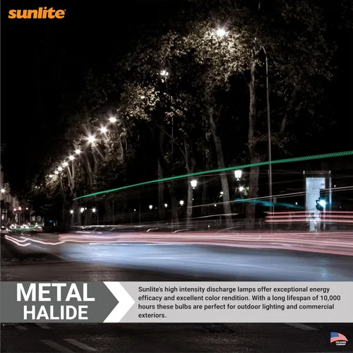 Miniatura 4 de Sunlite Lámpara de halogenuros metálicos protegidos M110/O 50W Transparente