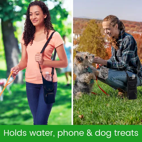 Miniatura 5 de Smooth Trip Neoprene Water Bottle Sleeve with Phone Pouch - Insulated Water Bottle Holder with Storage Pockets and Padded Strap for Walking and