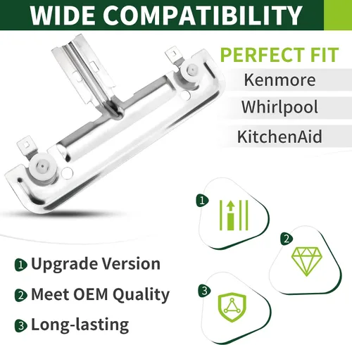 Miniatura 3 de W10712395 - Estante superior de repuesto para lavavajillas Kenmore Kitchenaid Whirlpool, repuesto W10350375 PS10065979 AP5957560. WDT730PAHZ0