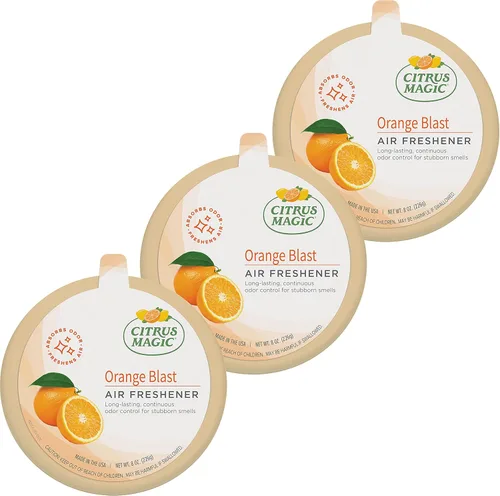 Miniatura 10 de Citrus Magic - Ambientador sólido que absorbe olores, lino puro, 8 onzas, paquete de 6