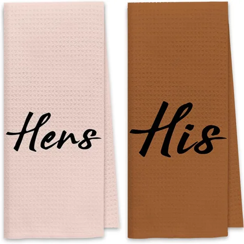 Miniatura 9 de DIBOR Love Quote - Toallas de baño para él y ella, paño de secado absorbente decorativo de amor, toallas de mano, paños de cocina, paños de cocina
