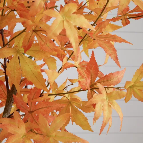 Miniatura 3 de Nearly Natural Árbol de otoño artificial de arce otoñal de 7 pies