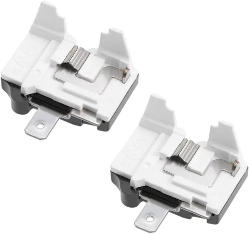 uxcell Protector de sobrecarga térmica para refrigerador, 2 piezas, 1/2 HP 375 W, pieza de repuesto para compresor de congelador BT76-120