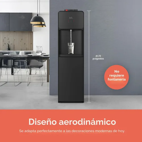 Miniatura 5 de Brio 130 Series despachador refrigerador de carga inferior para botellas de 5 galones, agua caliente, temperatura ambiente y fría, ideal
