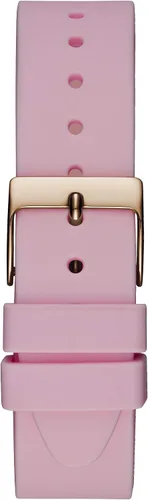 Miniatura 3 de Guess Nova - Reloj analógico de cuarzo para mujer con pulsera de silicona W1210L3 Rosa Reloj de cuarzo