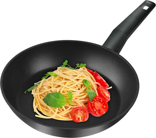 Sartén Antiadherente de 9.5", Sartén Antiadherente para Freír, Sartén Plancha, Apta para Lavavajillas y Horno, Sin PFOA, Sartén Parrilla para Estufa