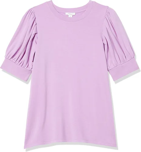 Miniatura 6 de Daily Ritual - Blusa de tela de toalla muy suave con mangas abullonadas