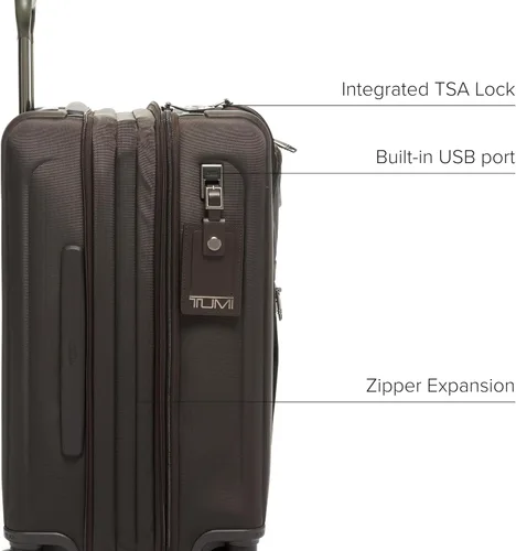 Miniatura 4 de TUMI - Alpha International Equipaje de mano con 4 ruedas de doble acceso - Con puerto USB integrado y bloqueo TSA integrado - Maleta con ruedas