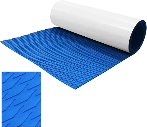 Miniatura 13 de HZshark EVA Foam Boat Decking Sheet Universal DIY Surfboard Traction Pad Non-Slip Grip Mat Trimmable Sheet for Kayak RV Yacht Pool Skateboard Gris