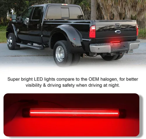 Miniatura 3 de Barra de luz de marcha para puerta trasera LED SHINEFIT Compatible con F350 F450 F550 Super Duty Truck de rueda doble 1999-2016, luz de repuesto