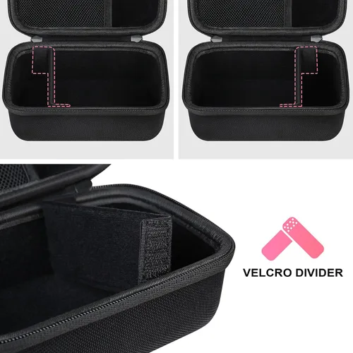 Miniatura 4 de BOVKE Estuche de transporte compatible con MINIBEAR Cámara Digital Instantánea Selfie Video Cámara Videocámara Bolsa de Almacenamiento con Espacio