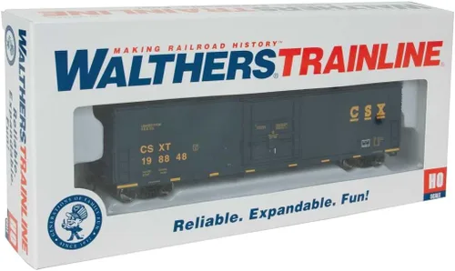 Miniatura 3 de Walthers Trainline Boxcar aislado listo para funcionar-CSX 931-1804 HO Scale Model Railroad - Modelo de carga