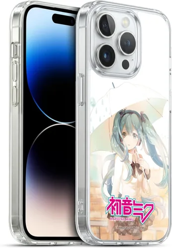 Miniatura 84 de Head Case Designs Licencia Oficial Hatsune Miku Gráficos Lindos Carcasa de Gel [Protección de Grado Militar] Compatible con Apple iPhone 7