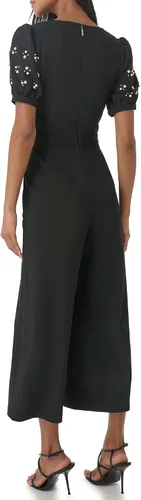 Miniatura 4 de Karl Lagerfeld Paris Vestido con cuello en V y manga abombada para mujer