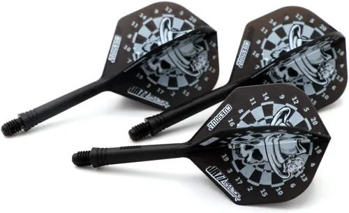 Miniatura 5 de CUESOUL JAZZ-METAL ROST - Eje de dardos integrado y vuelos de forma estándar, juego de 3 piezas CS-JMAK51XKLTB