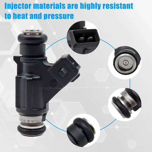 Miniatura 4 de GXARTS El inyector de combustible reemplaza los números de pieza 892123001 892123002 877826 892123 compatible con motores Mercury Marine EFI de 4