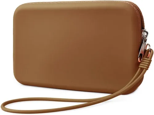 Miniatura 17 de Bolsa de maquillaje grande de silicona, bolsa de aseo de viaje para mujer, bolsa de maquillaje grande, organizador portátil para cosméticos, bolsa