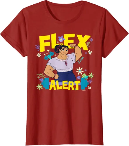 Miniatura 64 de Disney Encanto Luisa Madrigal Flex Alert Camiseta, Negro
