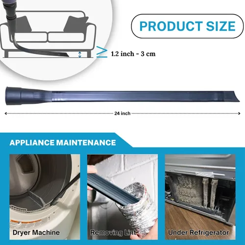Miniatura 6 de Accesorios y cepillos de aspiradora para aspiradora con adaptador de manguera, accesorios de aspiradora compatibles con manguera Shop-Vac de 2-1/2