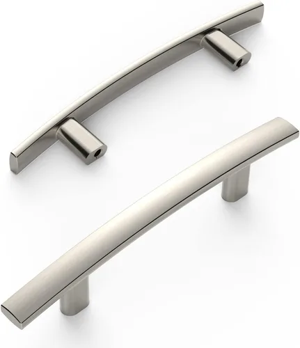 Miniatura 16 de Amerdeco - Paquete de 10 tiradores de oro cepillado de 3 pulgadas (76mm) para armarios de cocina, herrajes para gabinetes, tiradores de cocina