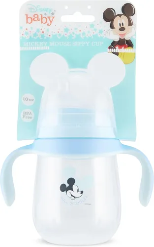 Miniatura 3 de Disney Vasos para niños pequeños, vasos para niños con chupete, sin BPA con asas, a prueba de fugas, Minnie Mouse y Mickey Mouse, regalo unisex