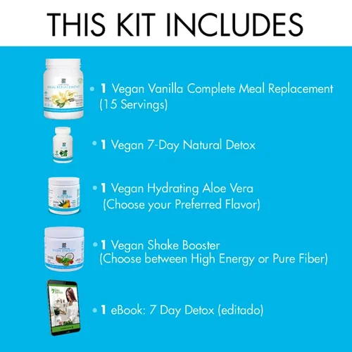 Miniatura 6 de Yes You Can! Detox Plus Kit de limpieza diaria de fibra pura reemplazo de comidas, mezcla de bebidas, refuerzo de batido y suplemento, kit