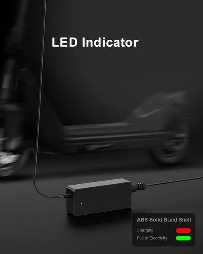 Miniatura 4 de VHBW Reemplazo de 42 V compatible con cargador eléctrico WERHY H5 H7 – Carga rápida y segura para batería de litio de 36 V