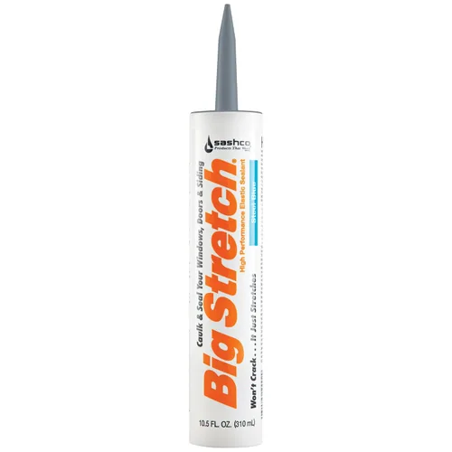 Miniatura 10 de Sashco - Masilla para sellar Big Stretch, látex acrílico, de gran rendimiento, cartucho de 10,5 onzas, color gris, Redwood, 1