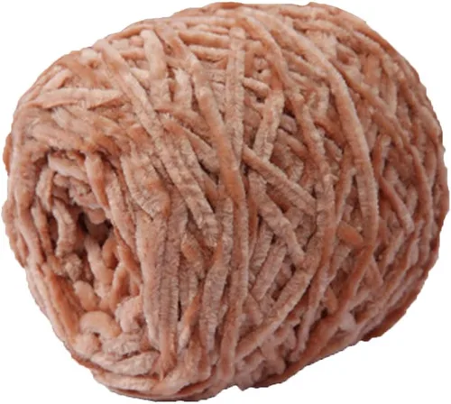 Miniatura 24 de Hilo de punto grueso negro, hilo de terciopelo de felpilla, hilo de chenilla gruesa 100% poliéster, tejido de brazo, tejido a mano, tejido