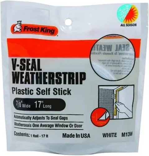 Frost King M13WH V-Seal Burlete 7/8 pulgadas por 17 pies Blanco, 7/8" x 17'