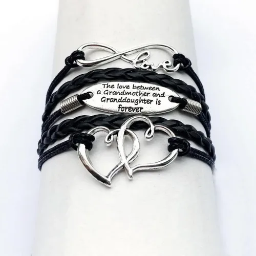 Miniatura 7 de DOLON The Love Between the Grandmother and Granddaughter is Forever - Pulsera Nana para nieta, juego a juego para regreso a la escuela, Navidad