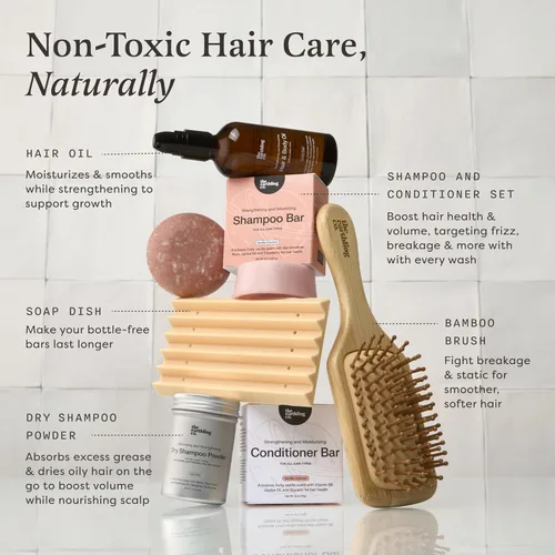 Miniatura 9 de The Earthling Co. Champú seco – Polvo voluminizador sin aerosol para aceite – Ingredientes naturales y orgánicos para cabello rubio y gris – Fórmula