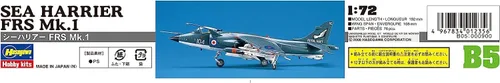 Miniatura 5 de Hasegawa 1:72 Escala Sea Harrier FRS MK.1 Modelo Kit