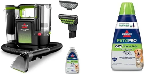 Miniatura 13 de BISSELL® Little Green® Max Pet Limpiador Profundo Portátil para Alfombras y Tapicería, Detallador para Carro/Auto, con Herramienta Autolimpiante