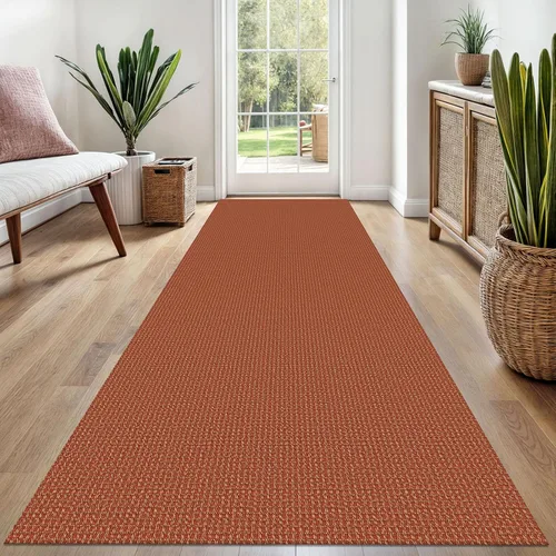 Miniatura 104 de EARTHALL Alfombra de pasillo 3x14 pies, alfombras lavables extra largas para pasillos, tejidas, antideslizante, alfombra trenzada para entrada