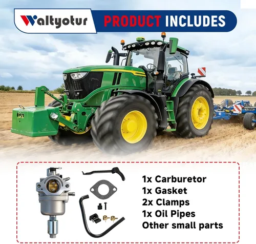 Miniatura 7 de waltyotur Repuesto de carburador para John Deere MIA11491 L100 L105 105 D100 D105 D110 LA115 LA125 17.5-19.5HP y 1642HS 1742HS S1742 Tractor