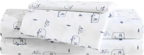 Miniatura 13 de Eddie Bauer Juego de sábanas para niños tamaño individual XL, ropa de cama de microfibra ultrasuave con sábana bajera totalmente elástica, juego