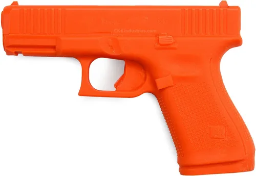 Miniatura 30 de American Safety Trainers - Compatible con modelos Glock - Pistolas de entrenamiento de polímero sólido no funcionales - Naranja brillante - EE.UU.