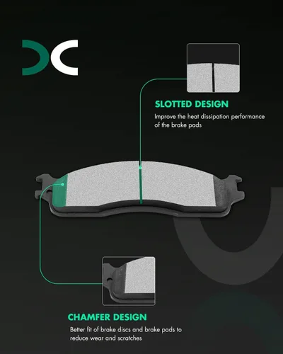 Miniatura 7 de Kit de Frenos SCITOO para Delantero Rotores de Freno y Pastillas de Freno Cerámicas para 2006-2008 para Dodge para Ram 1500, 2003-2008 para Dodge