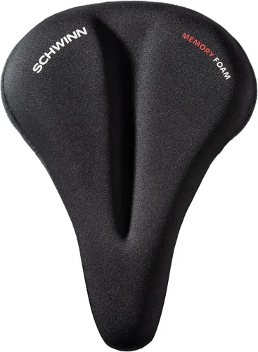 Miniatura 10 de Schwinn Cruise - Funda de asiento de bicicleta de espuma viscoelástica de doble correa, funda de sillín para mayor comodidad, espuma viscoelástica