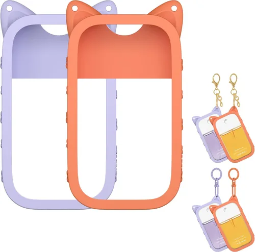 Miniatura 19 de Sonnorel Funda de silicona compatible con el spray desinfectante de manos Touchland (apto para 1 onza líquida/1.0 fl oz Ver)