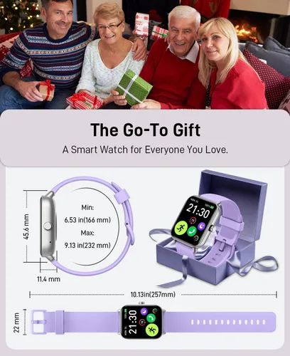 Miniatura 7 de Relojes inteligentes para mujeres/hombres, 1.85 pulgadas HD Alexa incorporado Smart Wacth para teléfonos Android/iPhones con SpO2 y monitor
