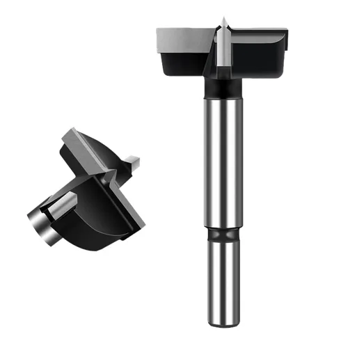 Miniatura 14 de ASNOMY Broca Forstner de 1-1/16 pulgadas, broca Forstner con punta de carburo para madera dura, juego de sierra de agujero de perforación de madera