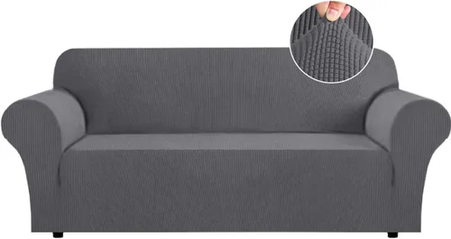 Miniatura 38 de Funda para futón Flamingo P de gran elasticidad sin brazos - Funda para sofá futón de tamaño completo y queen, de jacquard suave y grueso