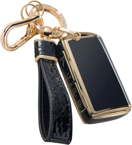 Miniatura 6 de Funda para llavero de Mazda con llavero de cuero, funda de protección de TPU suave compatible con Mazda 3 2019-2022, Mazda 3 Hatchback, Mazda CX-5
