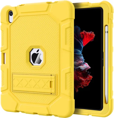 Miniatura 13 de Azzsy Funda para iPad 10.ª generación de 10.9 pulgadas, 2022, soporte integrado para lápiz Apple, funda protectora resistente a prueba de golpes